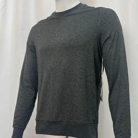 NWT! Vuori Men's Ponto Performance Crew | Charcoal Heather SMALL - Picture 7 of 12